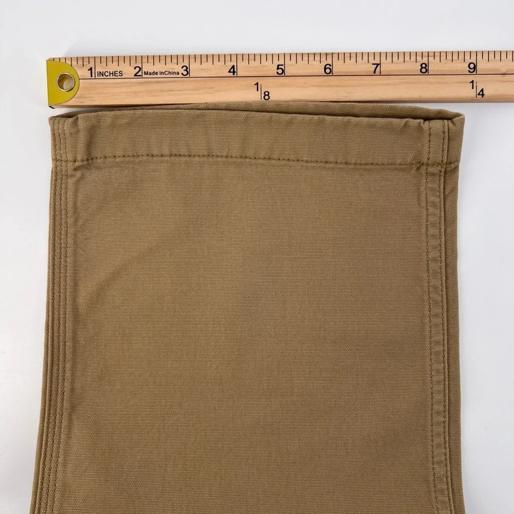 Carhartt BN2291 M Mens Khaki Rugged Flex Relaxed Fit Canvas Work Pants 30x30 New - Picture 10 of 10